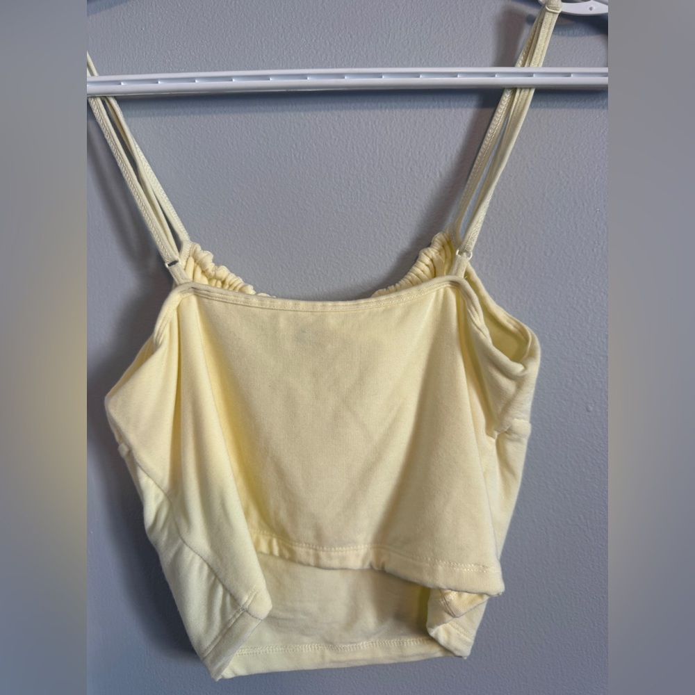 Wilfred Butter Yellow Ruched Top - Picture 2 of 3